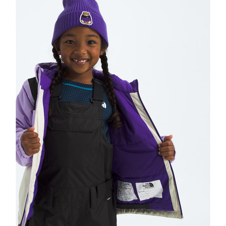 The North Face Freedom Insulated Jacket - Toddlers' Lite Lilac/White Dune