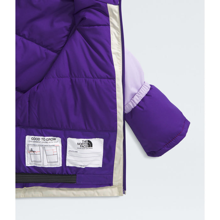The North Face Freedom Insulated Jacket - Toddlers' Lite Lilac/White Dune