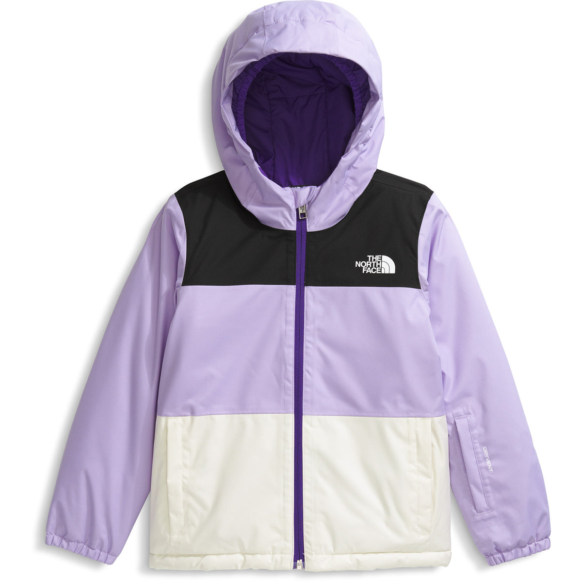The North Face Freedom Insulated Jacket - Toddlers' Lite Lilac/White Dune