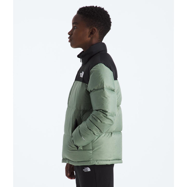 The North Face Teen 1996 Retro Nuptse Jacket - Unisex Slate Moss