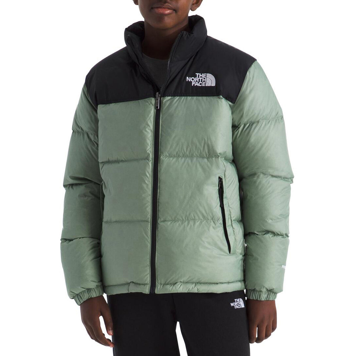 The North Face Teen 1996 Retro Nuptse Jacket - Unisex Slate Moss