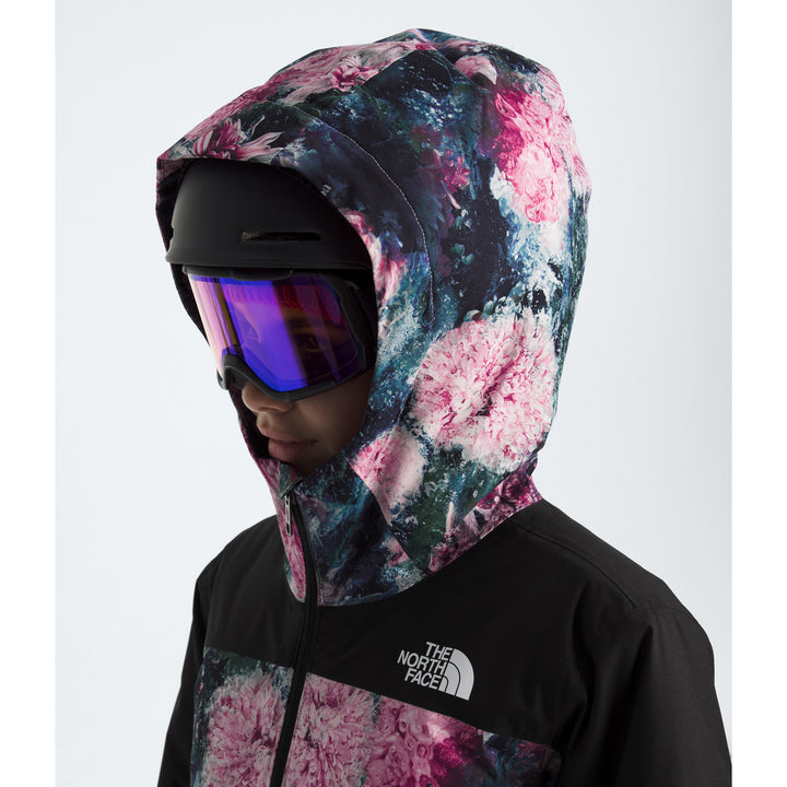 The North Face Freedom Insulated Jacket - Girls' Pale Blossom Frozen Floral Print