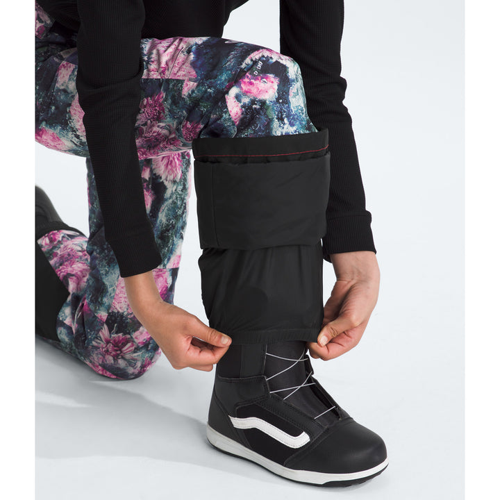 The North Face Freedom Insulated Pants - Girls' Pale Blossom Frozen Floral Print