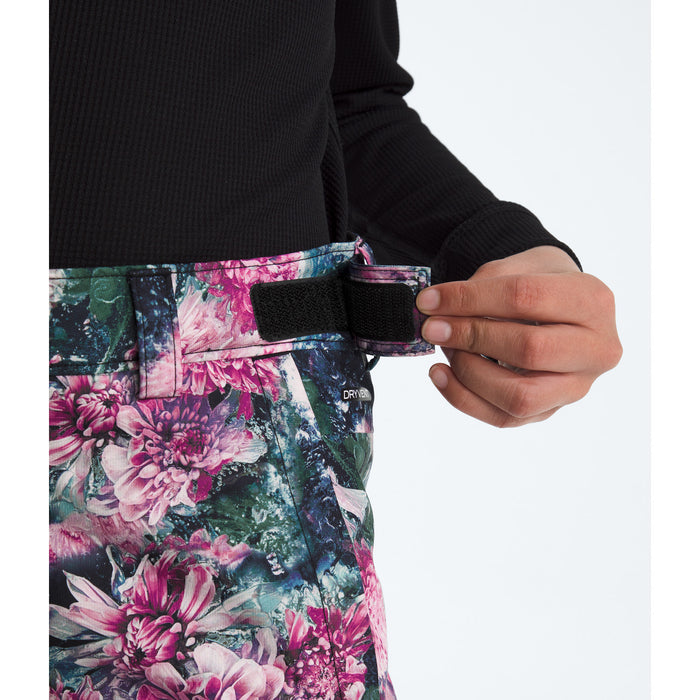 The North Face Freedom Insulated Pants - Girls' Pale Blossom Frozen Floral Print