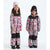 The North Face Freedom Snow Suit - Kids' Lite Lilac Lens Flare Print