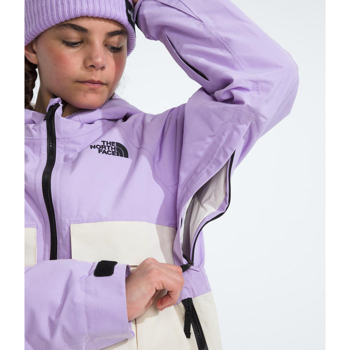 The North Face Teen Dragline Jacket - Unisex Lite Lilac/White Dune
