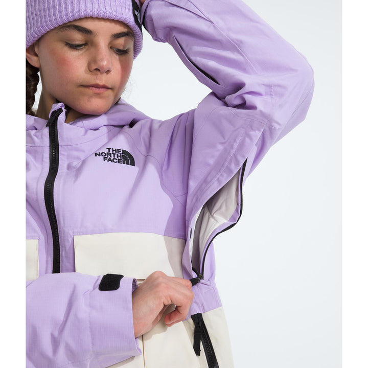 The North Face Teen Dragline Jacket - Unisex Lite Lilac/White Dune