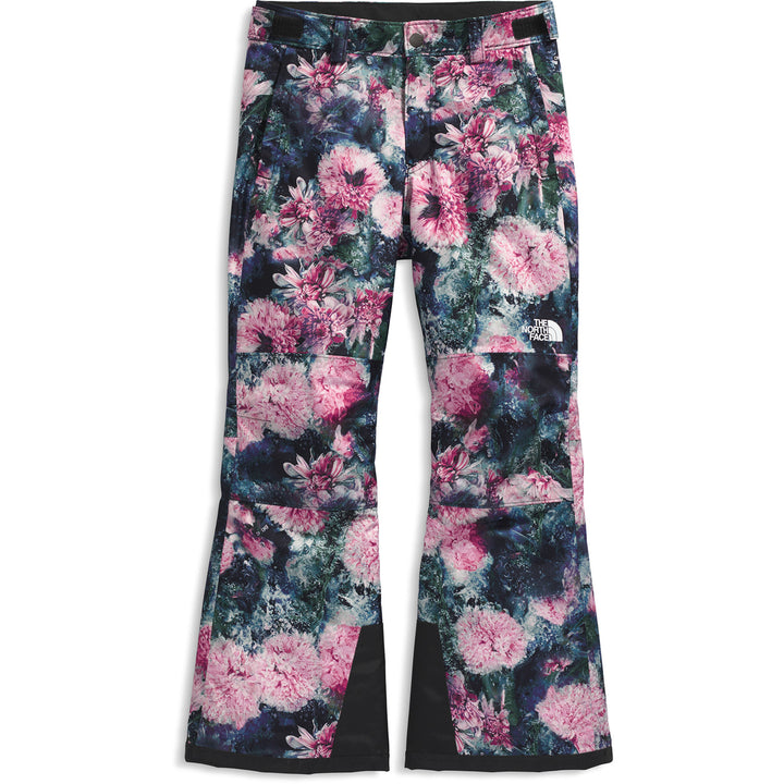 The North Face Freedom Insulated Pants - Girls' Pale Blossom Frozen Floral Print