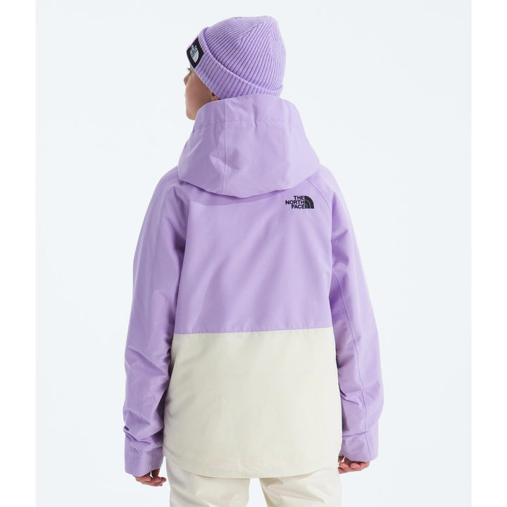 The North Face Teen Dragline Jacket - Unisex Lite Lilac/White Dune