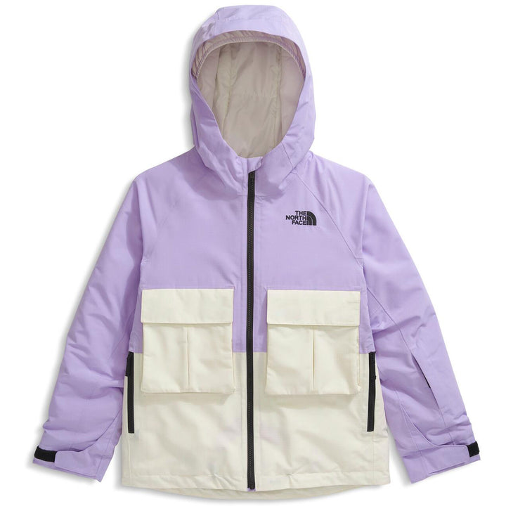 The North Face Teen Dragline Jacket - Unisex Lite Lilac/White Dune