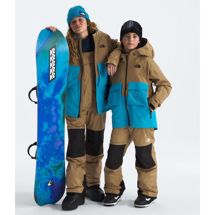 The North Face Teen Dragline Jacket - Unisex Utility Brown/Meridian Blue