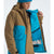 The North Face Teen Dragline Jacket - Unisex Utility Brown/Meridian Blue