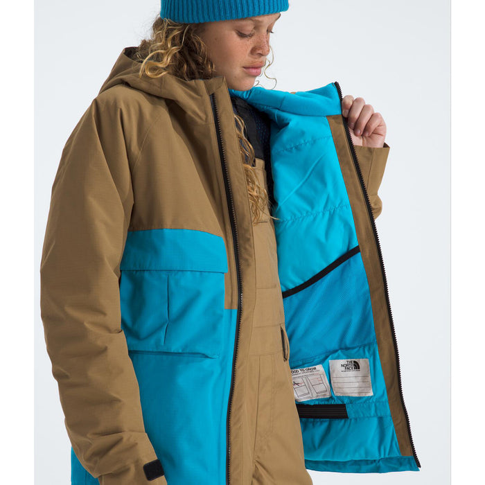 The North Face Teen Dragline Jacket - Unisex Utility Brown/Meridian Blue