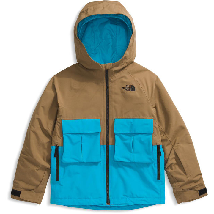 The North Face Teen Dragline Jacket - Unisex Utility Brown/Meridian Blue