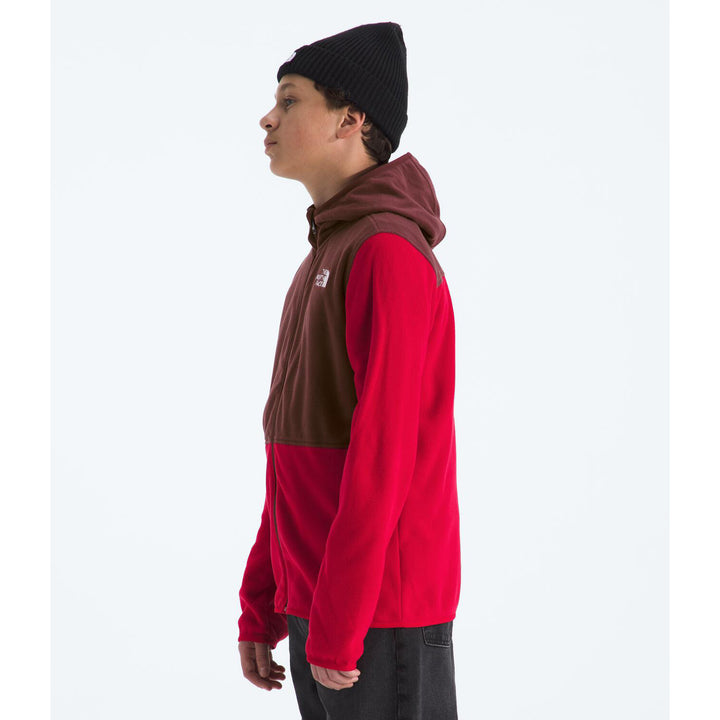 The North Face Teen Glacier Full Zip Hoodie - Unisex TNF Red/Sumac