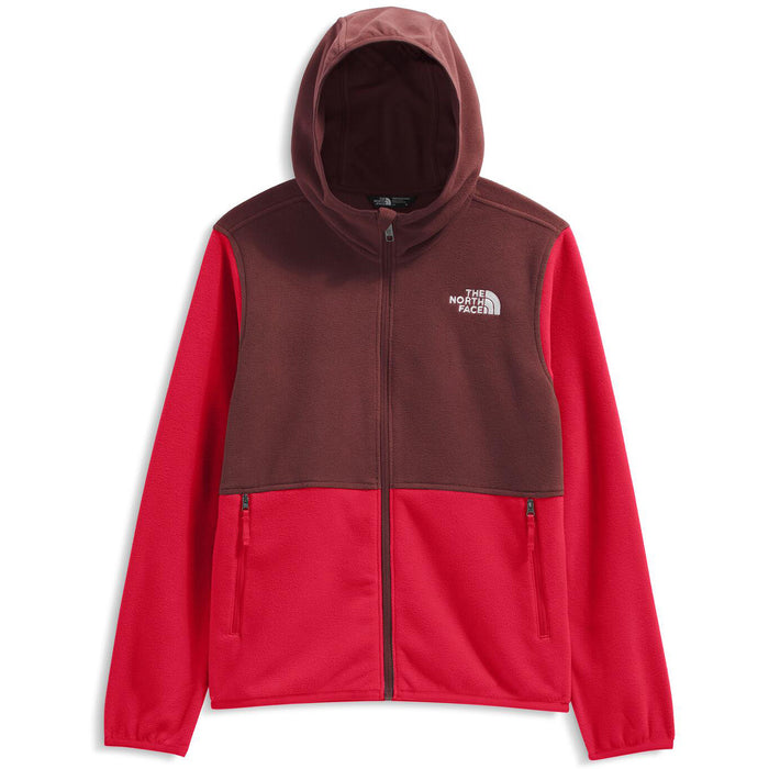 The North Face Teen Glacier Full Zip Hoodie - Unisex TNF Red/Sumac