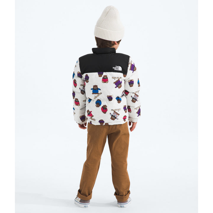 The North Face 1996 Retro Nuptse Print Jacket - Kids' TNF White Nuptse Bears Print
