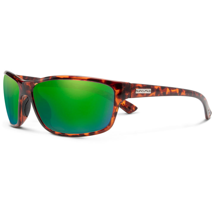 Suncloud Sentry Sunglasses Tortoise/Polarized Green Mirror