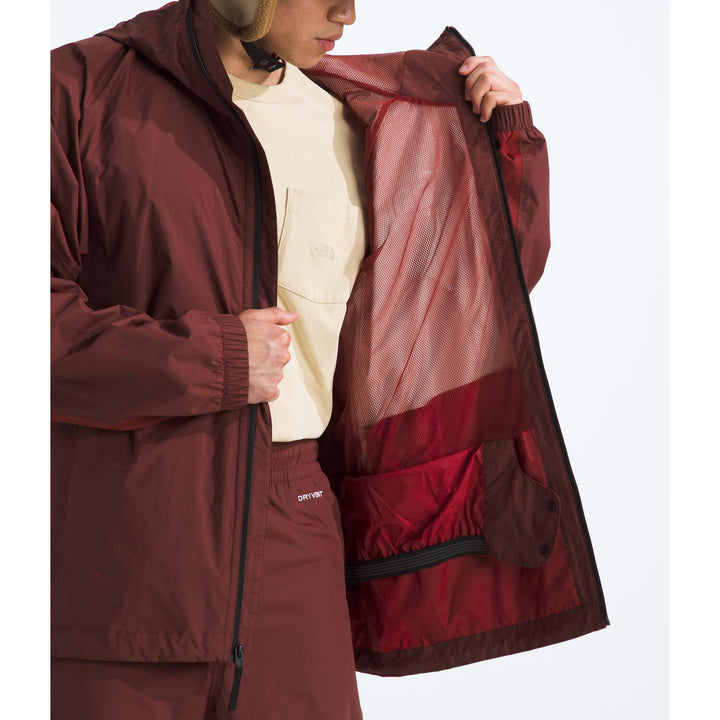 The North Face Build Up Jacket - Men's Sumac/Cardinal Red