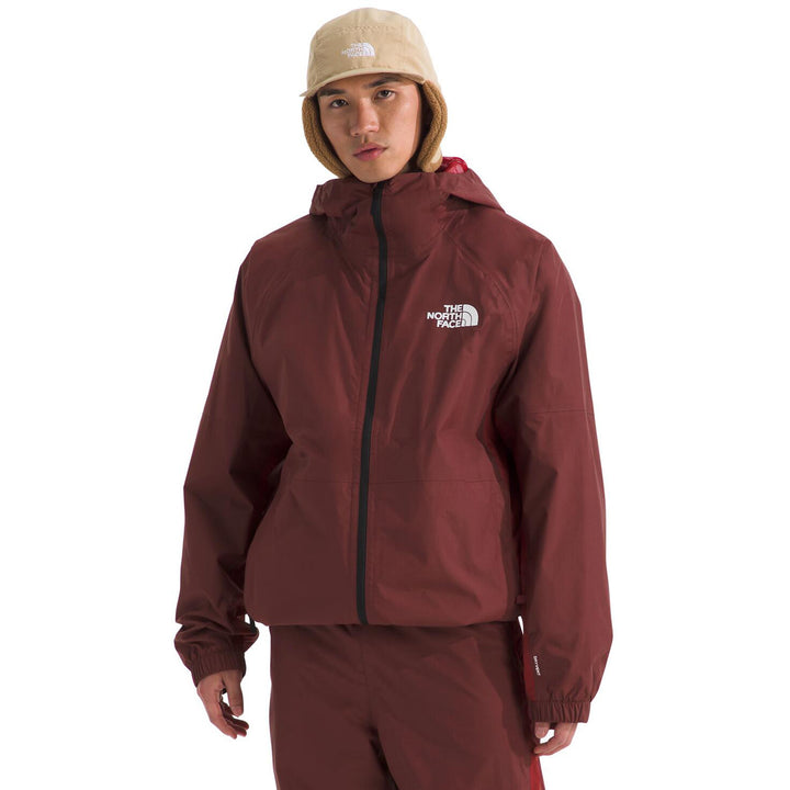 The North Face Build Up Jacket - Men's Sumac/Cardinal Red