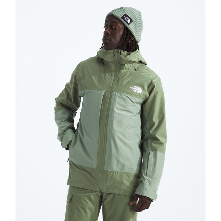 The North Face ThermoBall™ Eco Snow Triclimate® Jacket - Men's Bark Mist/Slate Moss