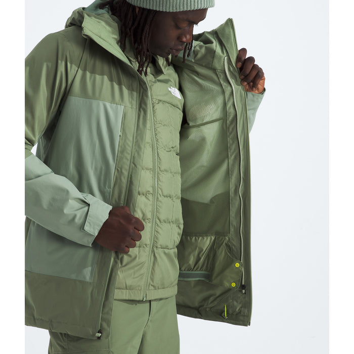 The North Face ThermoBall™ Eco Snow Triclimate® Jacket - Men's Bark Mist/Slate Moss