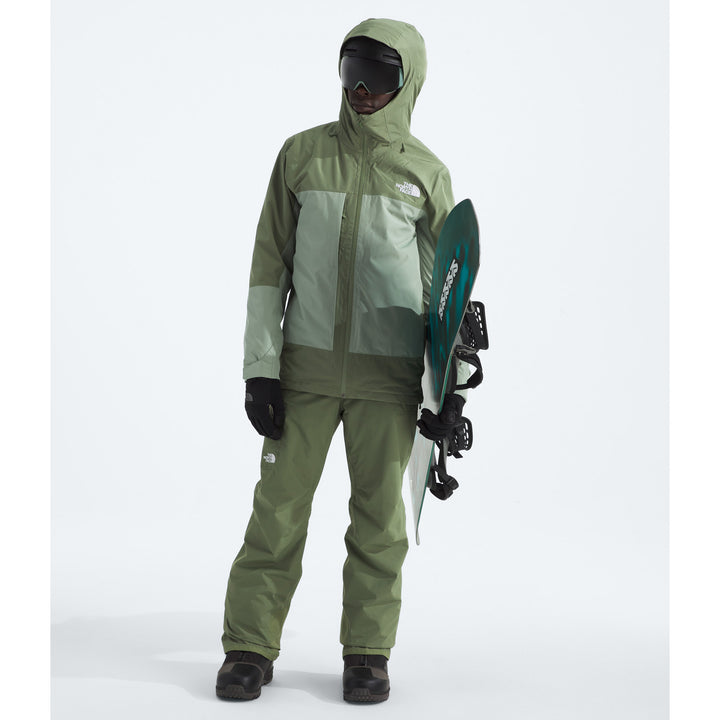 The North Face ThermoBall™ Eco Snow Triclimate® Jacket - Men's Bark Mist/Slate Moss