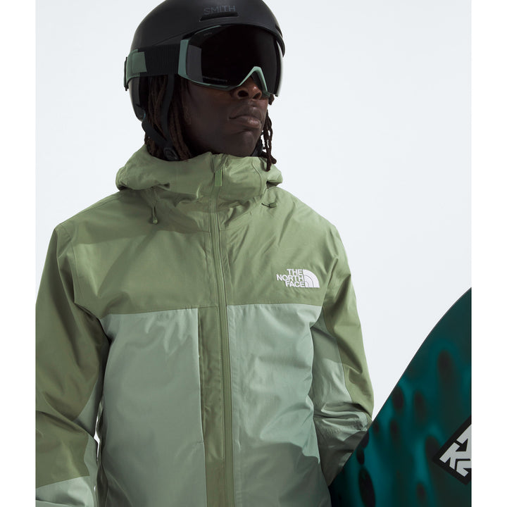 The North Face ThermoBall™ Eco Snow Triclimate® Jacket - Men's Bark Mist/Slate Moss
