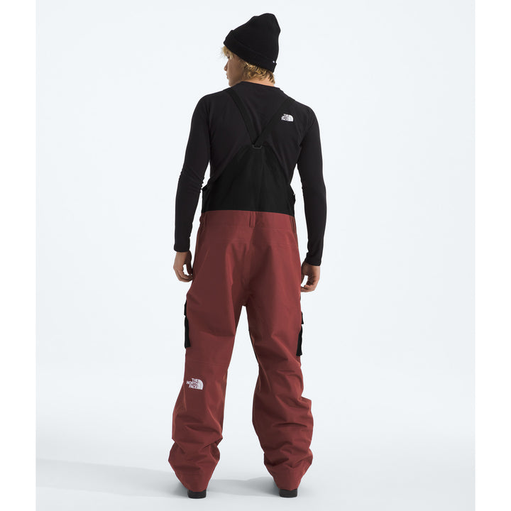 The North Face Dragline Bibs - Men's Sumac/TNF Black