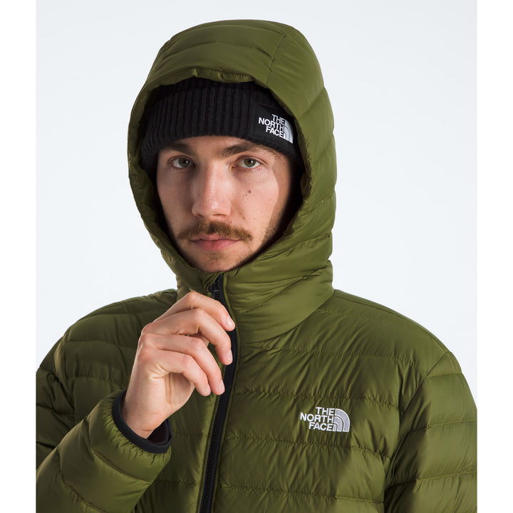 The North Face Classic Down Hooded Jacket - Men's Woodland Green