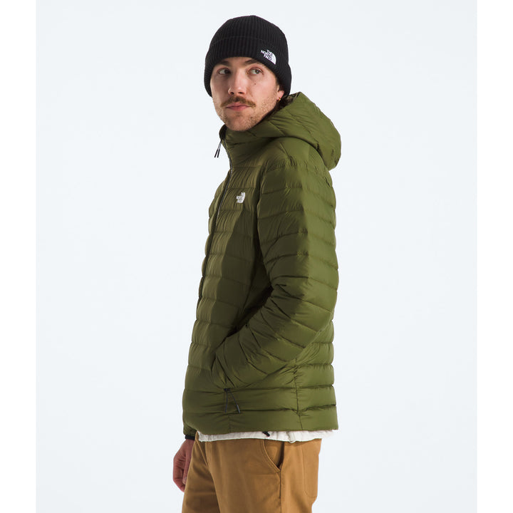The North Face Classic Down Hooded Jacket - Men's Woodland Green