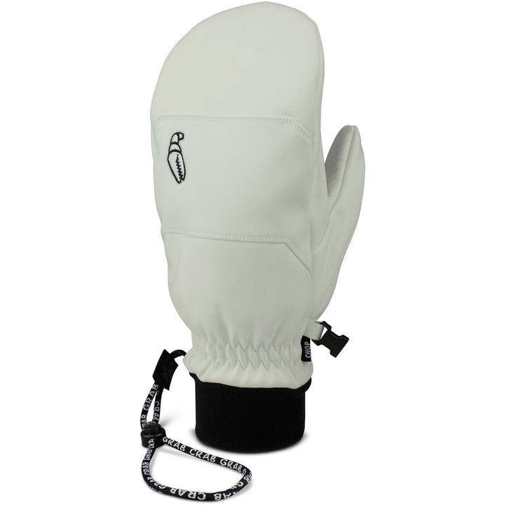 Crab Grab Chop Mittens White