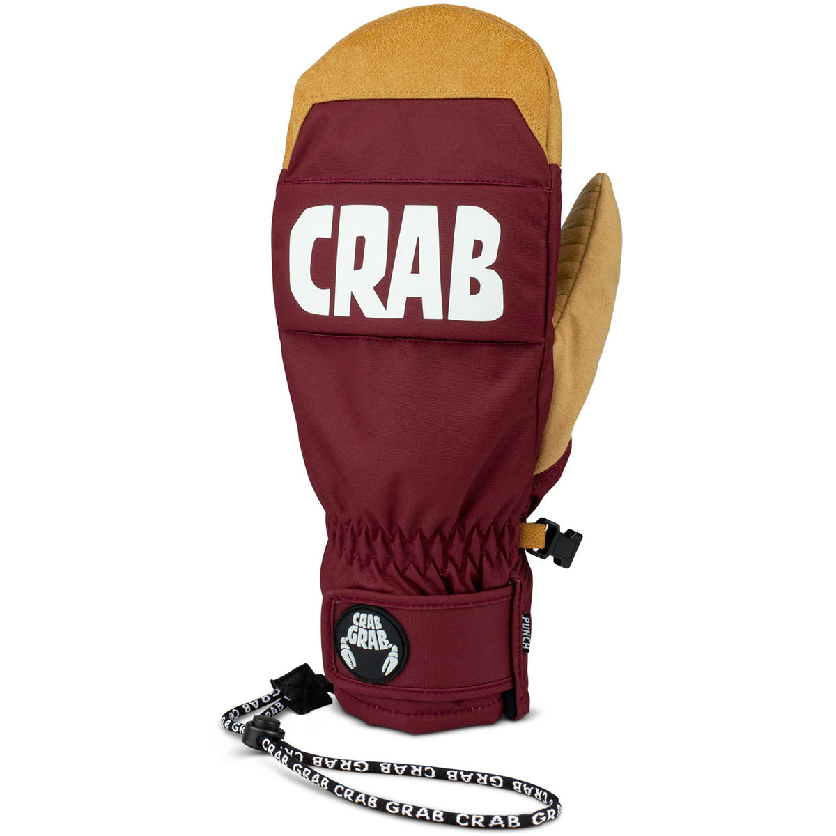 crab handschuhe Grab Punch Mitt Maroon / L Kid Size:S (2-5Y) Hestra Damen Skihandschuhe HELI Vélo électrique a wrapping palm construction
