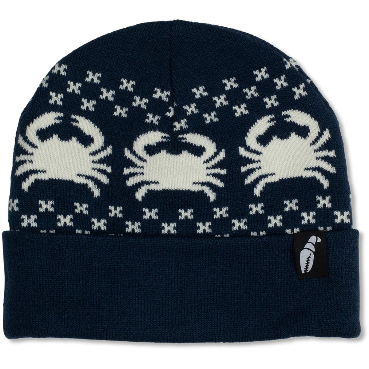 Crab Grab Nordicrab Beanie Navy/White