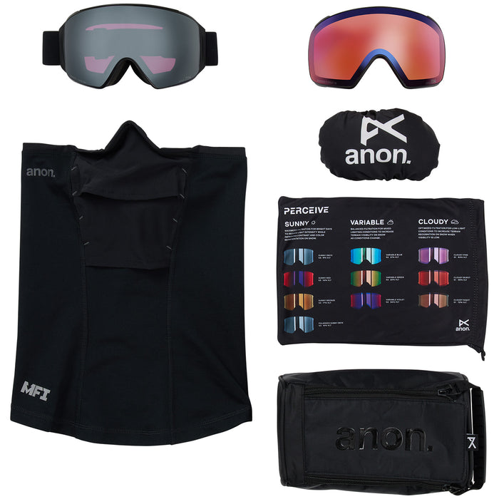 Anon M4 Toric MFI Goggles Smoke/Perceive Sunny Onyx+Perceive Variable Violet