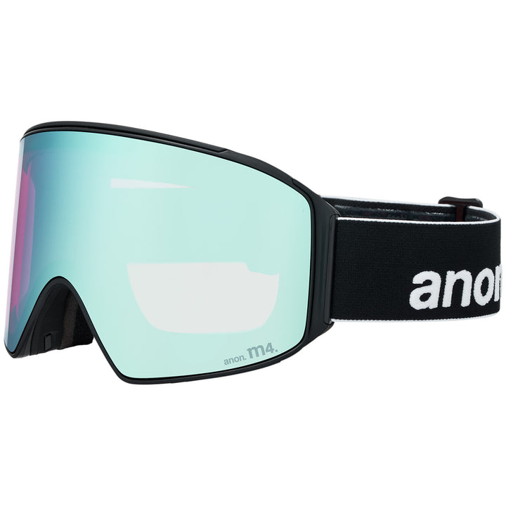 Anon M4 Cylindrical MFI Low Bridge Fit Goggles Black/Perceive Variable Blue+Perceive Cloudy Pink