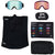 Anon M4 Cylindrical MFI Low Bridge Fit Goggles Black/Perceive Variable Blue+Perceive Cloudy Pink