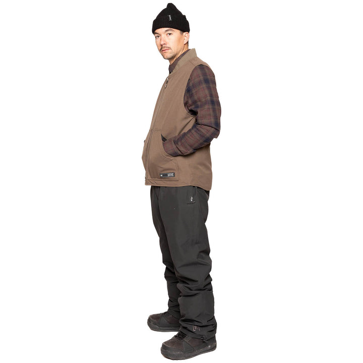L1 Americana Vest - Men's Brown Stone