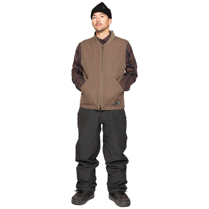 L1 Americana Vest - Men's Brown Stone