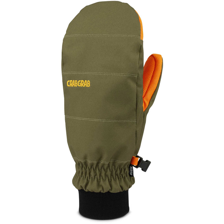 Crab Grab Slush Mittens Olive/Orange