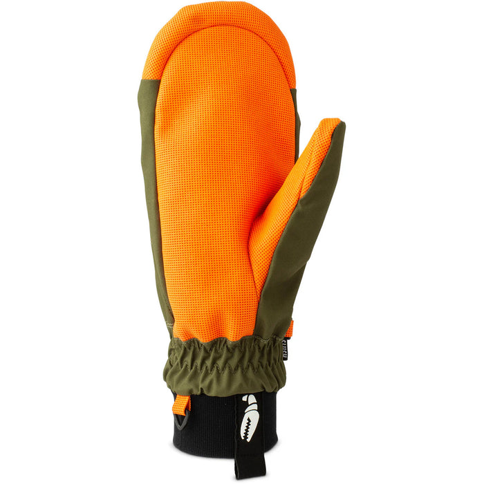 Crab Grab Slush Mittens Olive/Orange