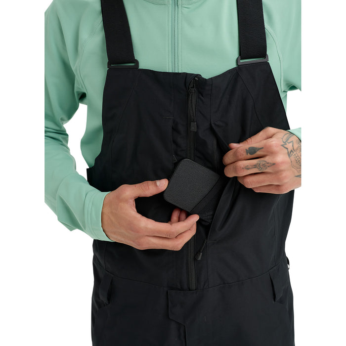 Burton Reserve 2L Relaxed Bibs - Men's True Black