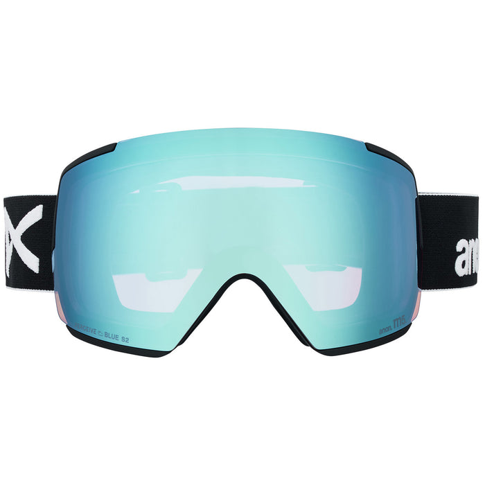 Anon M5 MFI Low Bridge Fit Goggles Black/Perceive Variable Blue+Perceive Cloudy Pink