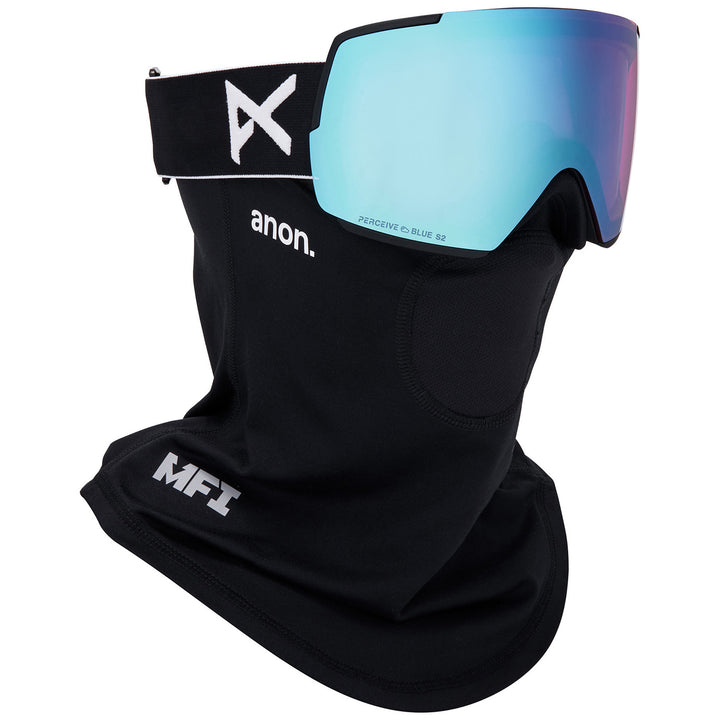 Anon M5 MFI Low Bridge Fit Goggles Black/Perceive Variable Blue+Perceive Cloudy Pink