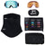 Anon M5 MFI Low Bridge Fit Goggles Black/Perceive Variable Blue+Perceive Cloudy Pink