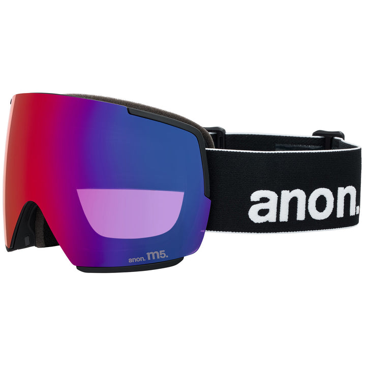 Anon M5 MFI Low Bridge Fit Goggles Black/Perceive Sunny Red+Perceive Cloudy Burst