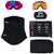 Anon M5 MFI Low Bridge Fit Goggles Black/Perceive Sunny Red+Perceive Cloudy Burst