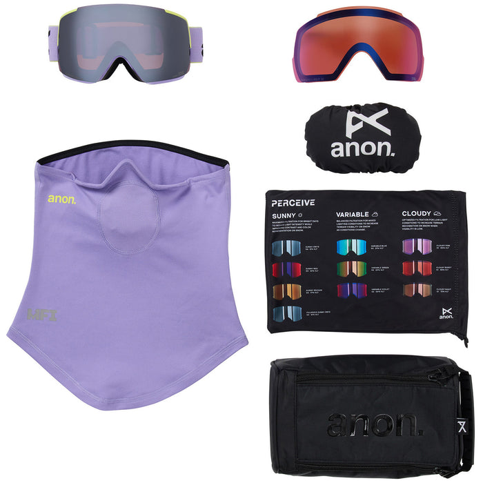 Anon M5 MFI Goggles Hyper Lilac/Perceive Sunny Onyx+Perceive Variable Violet