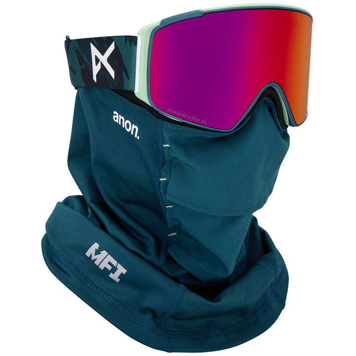 Anon M4S Cylindrical MFI Goggles Family Tree/Perceive Sunny Red+Perceive Cloudy Burst