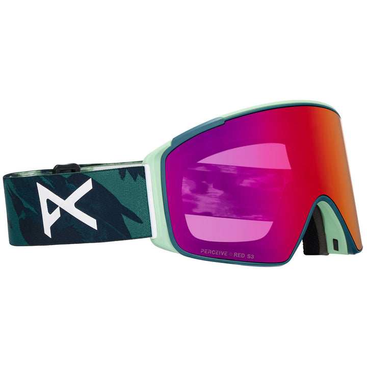 Anon M4S Cylindrical MFI Goggles Family Tree/Perceive Sunny Red+Perceive Cloudy Burst